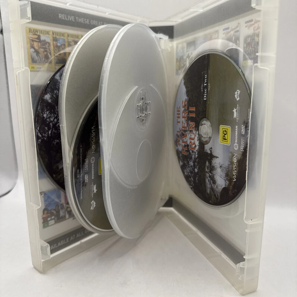 All The Rivers Run 1 & 2 DVD Region 4 Australian Drama miniseries John Waters - Image 4 of 4
