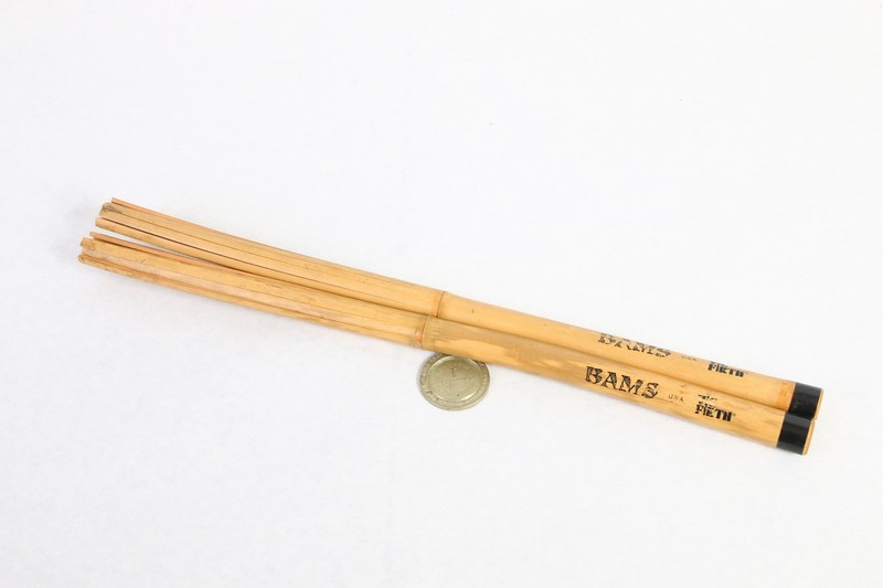 RARE 1990's VIC FIRTH BAMS MADE FROM REAL BAMBOO PERCUSSION DRUM STICKS