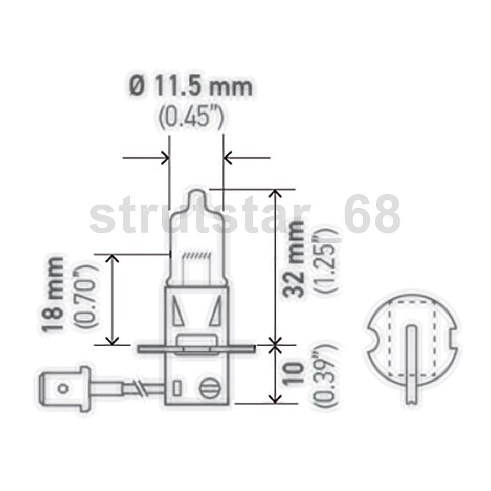 2 bombillas antiniebla delanteras para Mercedes-Benz ML320 ML430 ML55 AMG 2000 Foto 2 de 4