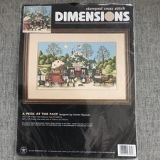 Dimensions A Peek at The Past Cross Stitch Kit 3162 NEW SEALED