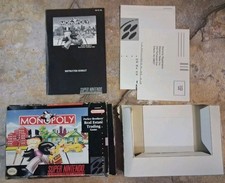 Monopoly Box - Super Nintendo SNES  SEE DESC 