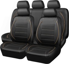 Universal FIT Piping Leather Car Seat Cover, for