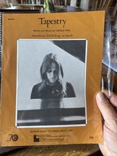 J 1971 Sheet Music CAROLE KING  Tapestry   Single Song 