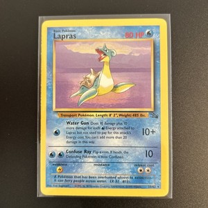 Lapras 25/62 Pokemon Fossil Rare - WOTC Pokemon Cards NM