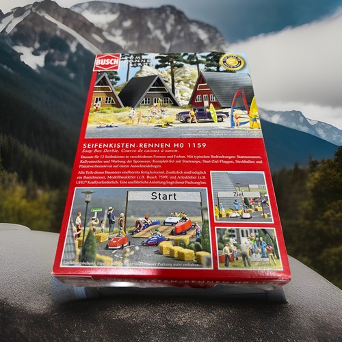 Caja de jabón Busch Derbie 1159 escala Ho (figuras se venden por separado) | Zustand: New