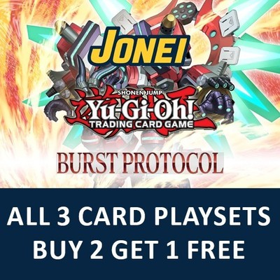 YuGiOh - Burst Protocol - BPRO-DE - Alle 3x Einzelkarten Playset