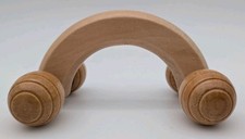 Wood Wheel Roller Massager Cellulite Acupressure Back Maderotherapy Handheld