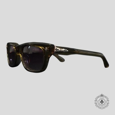 Chrome Hearts Crypdic Glasses in Grey/Silver | eBay