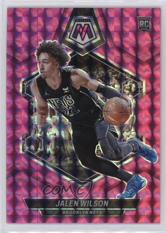 2023-24 Panini Mosaic Rookies Pink Mosaic Prizm 48/149 Jalen Wilson #203 16wc