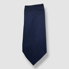 Ryan Seacrest Distinction Men's Blue Textured Neck Tie 57x3