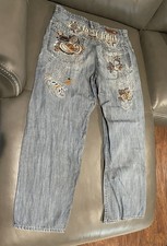 Jeans vintage Ecko Unltd vestibilità ampia taglia 36. I bottoni hanno 1972 vedi descrizione.