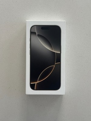 BOX ONLY Apple iPhone 16 Pro Max Natural Titanium 256GB Empty Box