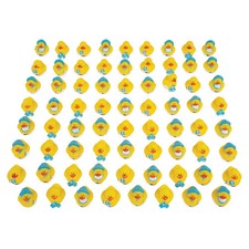 Bulk 72 Pc. Mini Baby Boy Shower Rubber Ducks