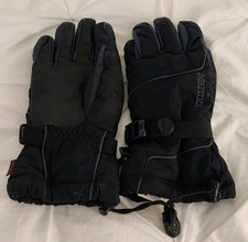 Marmot Gore-Tex Gloves Winter Snow Mens M Black Nylon  Leather