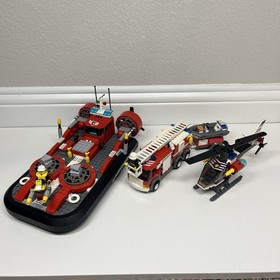LEGO City:  Fire Vehicles Truck 7239 Hellicopter 7238 Hovercraft 7944