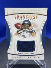 2019 National Treasures Russell Wilson Franchise Jersey Prime #17/25