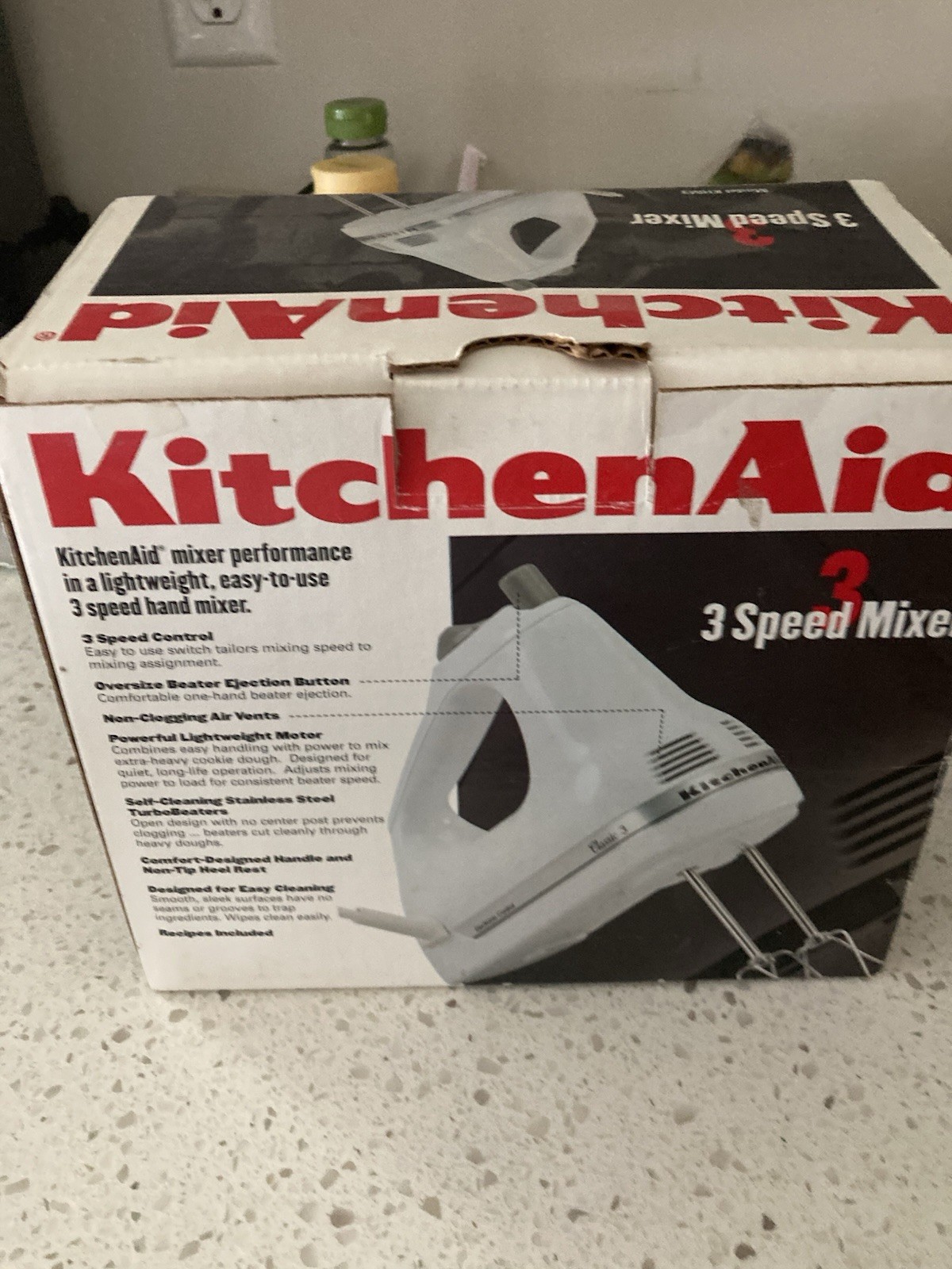 kitchenaid 3 speed hand mixer