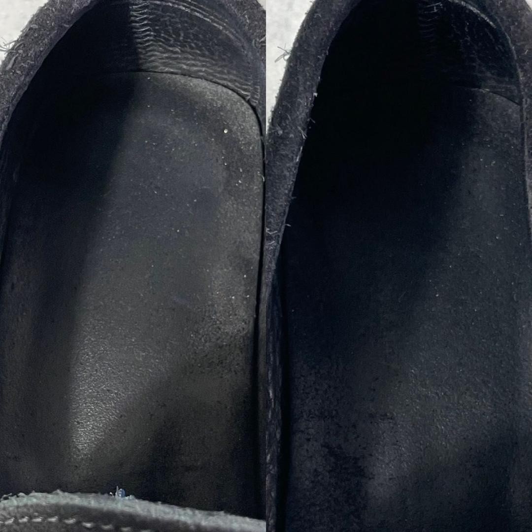 GUCCI Women's Loafers Horsebit Suede Black EU34.5/US4.5 120224c thumbnail 8