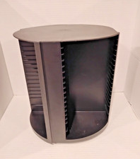 1990s Rotating CD Holder Tower Rack 96 Slots Holds 72 CDs