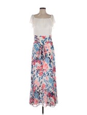 Eliza J Women White Casual Dress 8