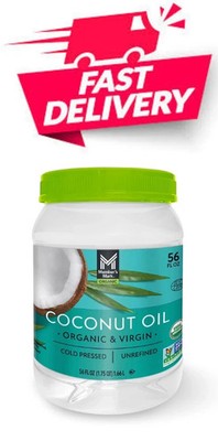 Member's Mark Organic Virgin Coconut Oil, 56 oz. Cold Pressed  & Unrefined