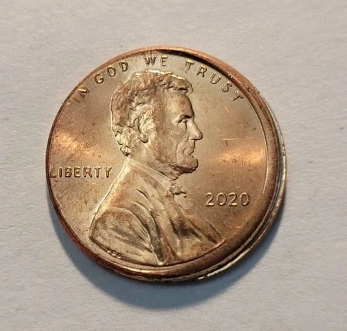 2020-P Lincoln Shield Cent — photo from the most recent tracked eBay sale