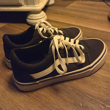 VANS Old Skool Black/White Low Top Lace-Up Ca...