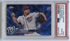 2018 Topps Chrome Sapphire Edition #629 Max Scherzer PSA 10 Gem Mint