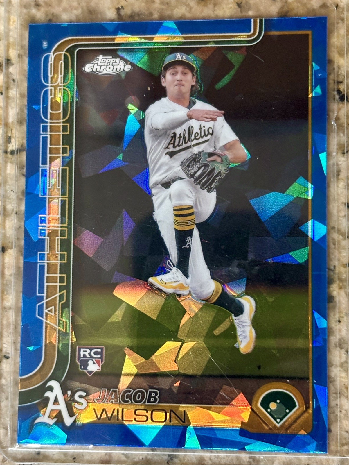 2025 Topps Chrome Sapphire Jacob Wilson Rookie #96