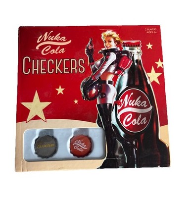 Fallout Nuka Cola 24 Checkers Set Quantum & Regular USAopoly