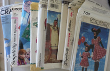 Vintage Costume Sewing Patterns, Simplicity, Butterick, McCalls - Check Sizes