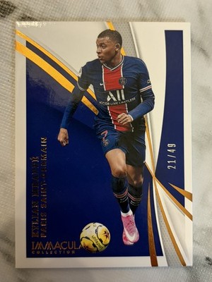 2021 Immaculate Collection Kylian Mbappe Paris Saint-Germain 21/49 #76 