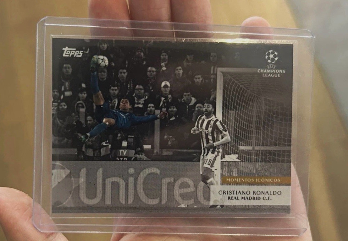 2023-2024 Topps Simplicidad UCL Momentos Icónicos Cristiano Ronaldo