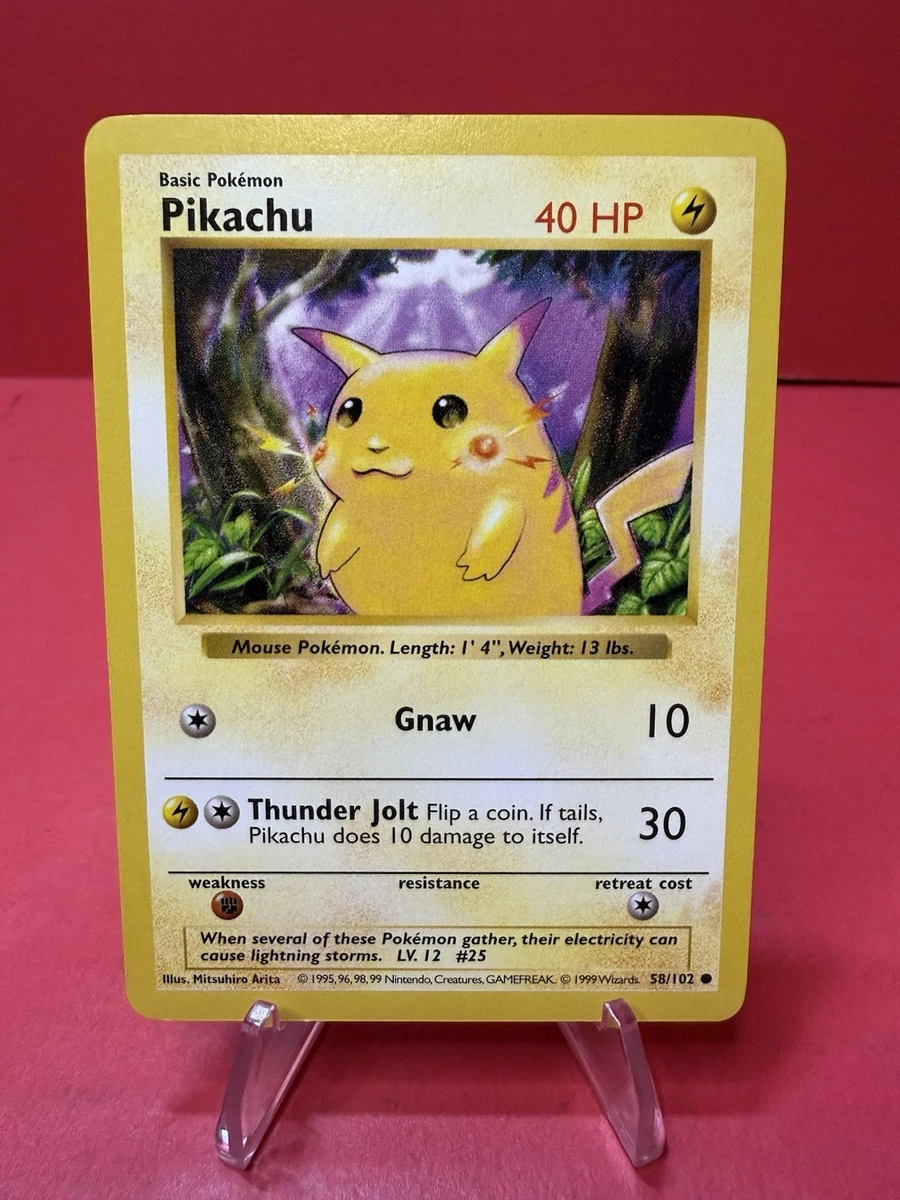 Pokémon Pikachu Base Set Cards for sale - eBay
