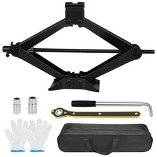 2.5T Scissor Jack+Extendable Wheel Wrench Brace Socket Car Van Tire Hand Tool