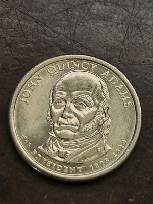 2008 D John Quincy Adams Presidential Dollar - Circulated Coin - Free Shipping!