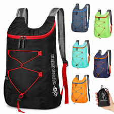 Foldable Lightweight Backpack Waterproof Travel Hiking Camping Packable Bag