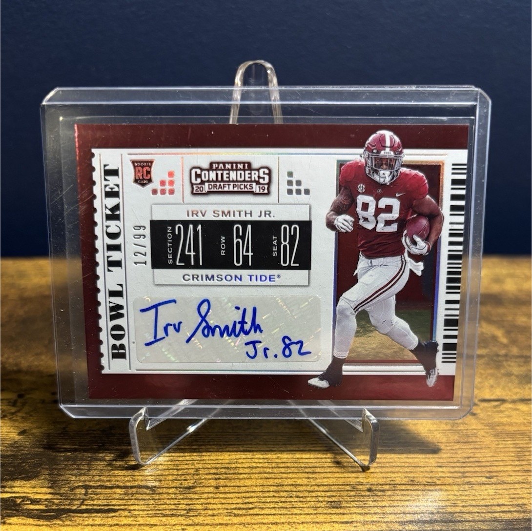 Irv Smith Jr. Panini Contenders Draft Picks #138 Autograph-Bowl Ticket