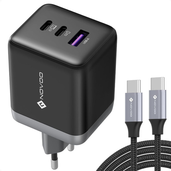 Usb C LadegeräT 100W Gan 3-Port SchnellladegeräT Pd FüR Macbook Galaxy S24-image