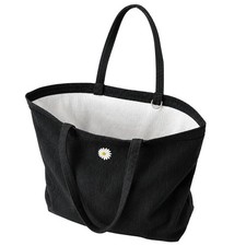 Reversible Beach Tote for Women - Two-Sided Design with Solid Tote for Women,...