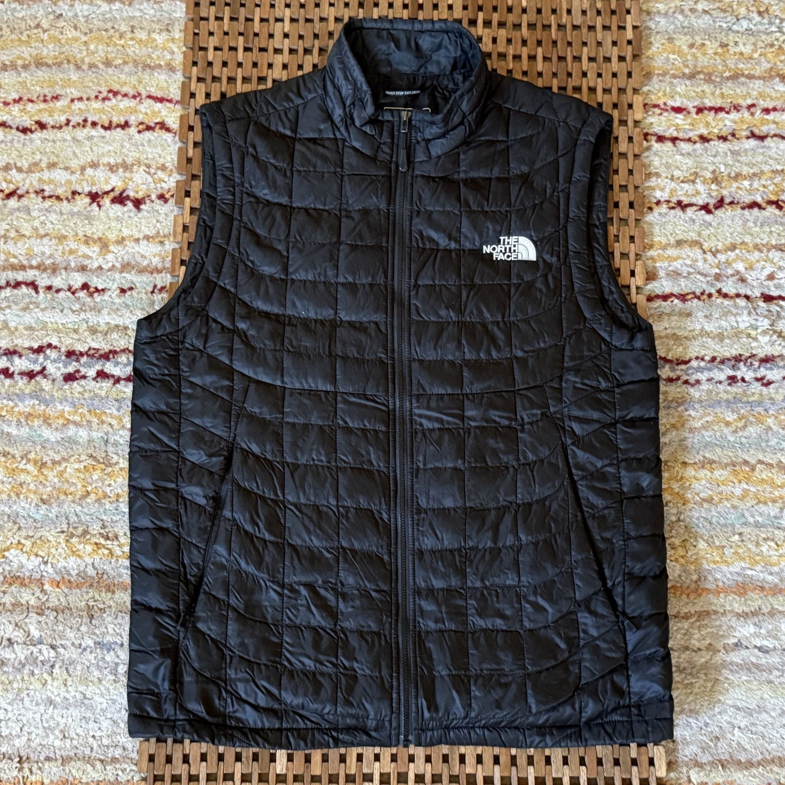 The North Face Thermoball Ultralight Puffer Vest Black Men's Size Small S