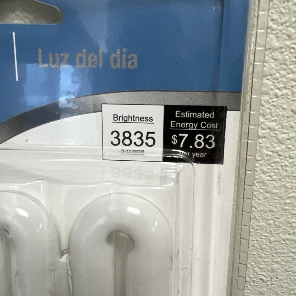 Lâmpada CFL 65watt 4 pinos, luz do dia 6500k Utilitech 10000 Hr 3835 Lum. GX10q-4 - Imagem 3 de 4