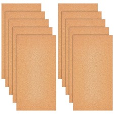 10 Pack Adhesive Cork Sheets 1mm Thick Self Adhesive Backing Cork Sheets
