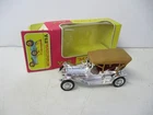 Matchbox Lesney Yesteryear Giftware Y-12 Thomas Flyabout- silver plated, box