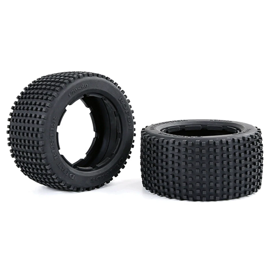 2X Off-Road  Reifen Dicken Haut Set für 1/5   BAHA ROVAN KM Baja 57155 - Bild 3 von 4