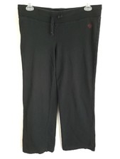 Harley Davidson Sweatpants Women's Med Black Faded Distressed