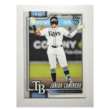 Topps 2026 Series 1 - Junior Caminero #328 Tampa Bay Rays Base Set