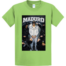 NEW Art Society MADURO ARREST LIME Tee Shirt SMALL-4XLARGE MADE IN USA