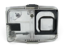 Vintage Ikelite Underwater Camera Housing Clear Plastic INDPLS Waterproof Case