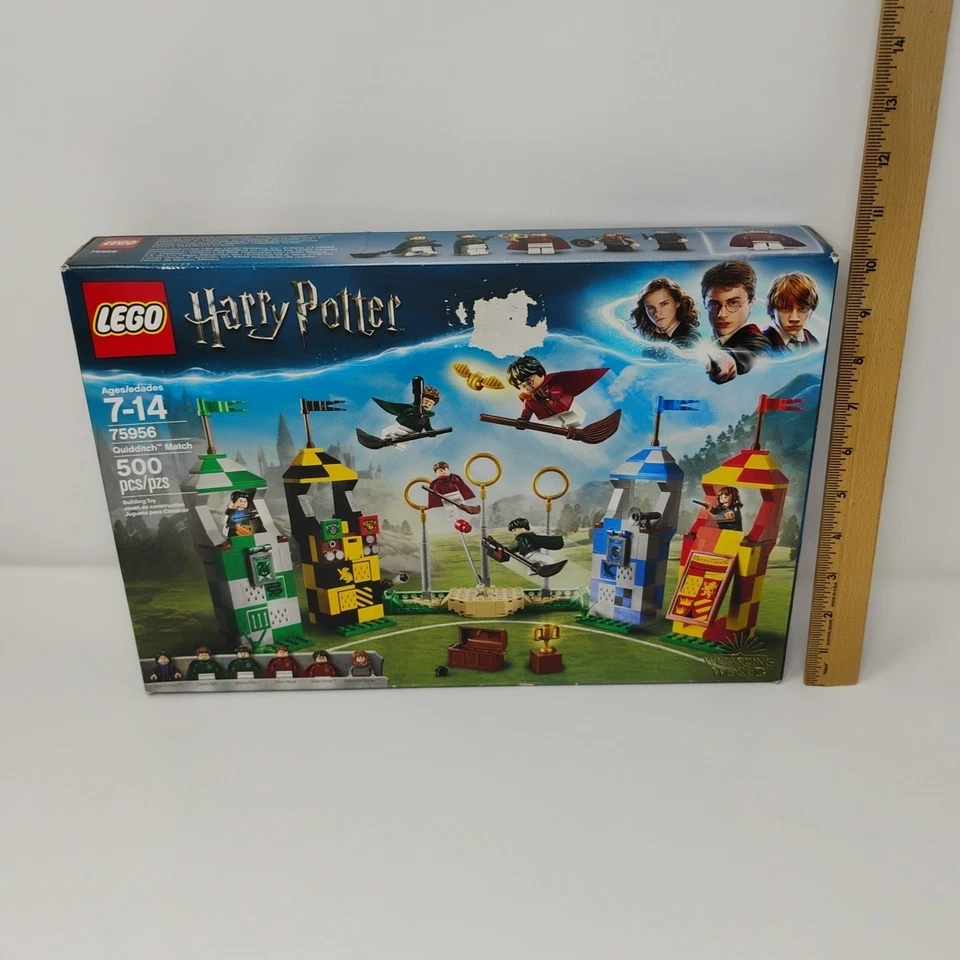 Lego Harry Potter Quidditch Match 75956 Factory Sealed 500 Pc - Minor Box Damage - Image 3 of 4
